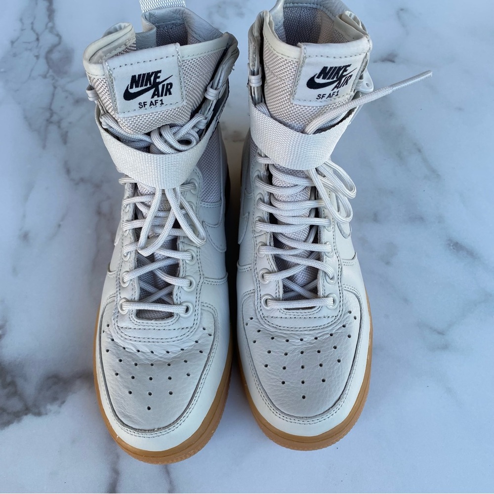 NIKE Special Field Air Force 1 String & Gum Tan Military Inspired SF AF1 Unisex - Picture 7 of 9